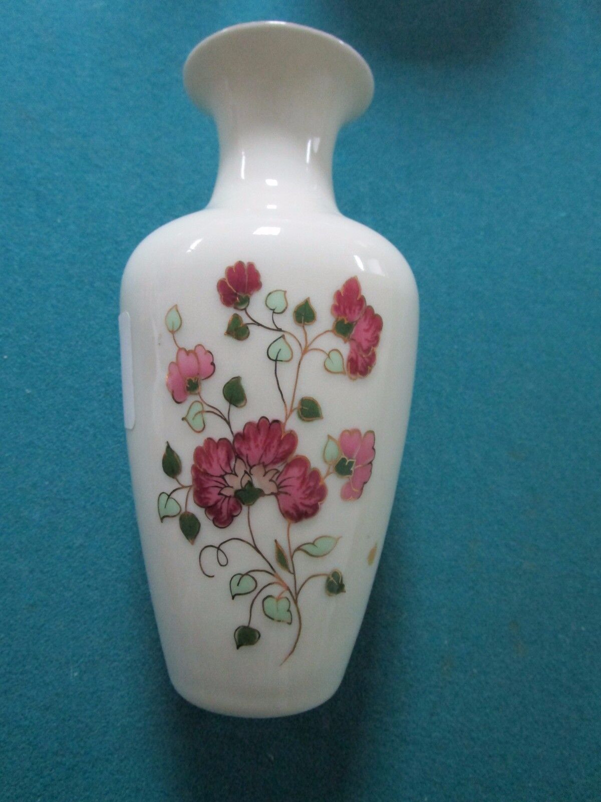 ZSOLNAY HUNGARY FLORAL VASE 5 1/2" TALL [ZS]