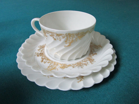 TRIO SETTING HAVILAND LIMOGES LADORE PATTERN IN ORIG BOX