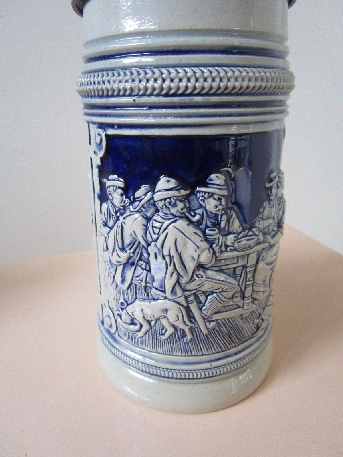 9" Hoffritz Thewalt Beer Stein With Lid Western Germany MARKED YEAR 1894