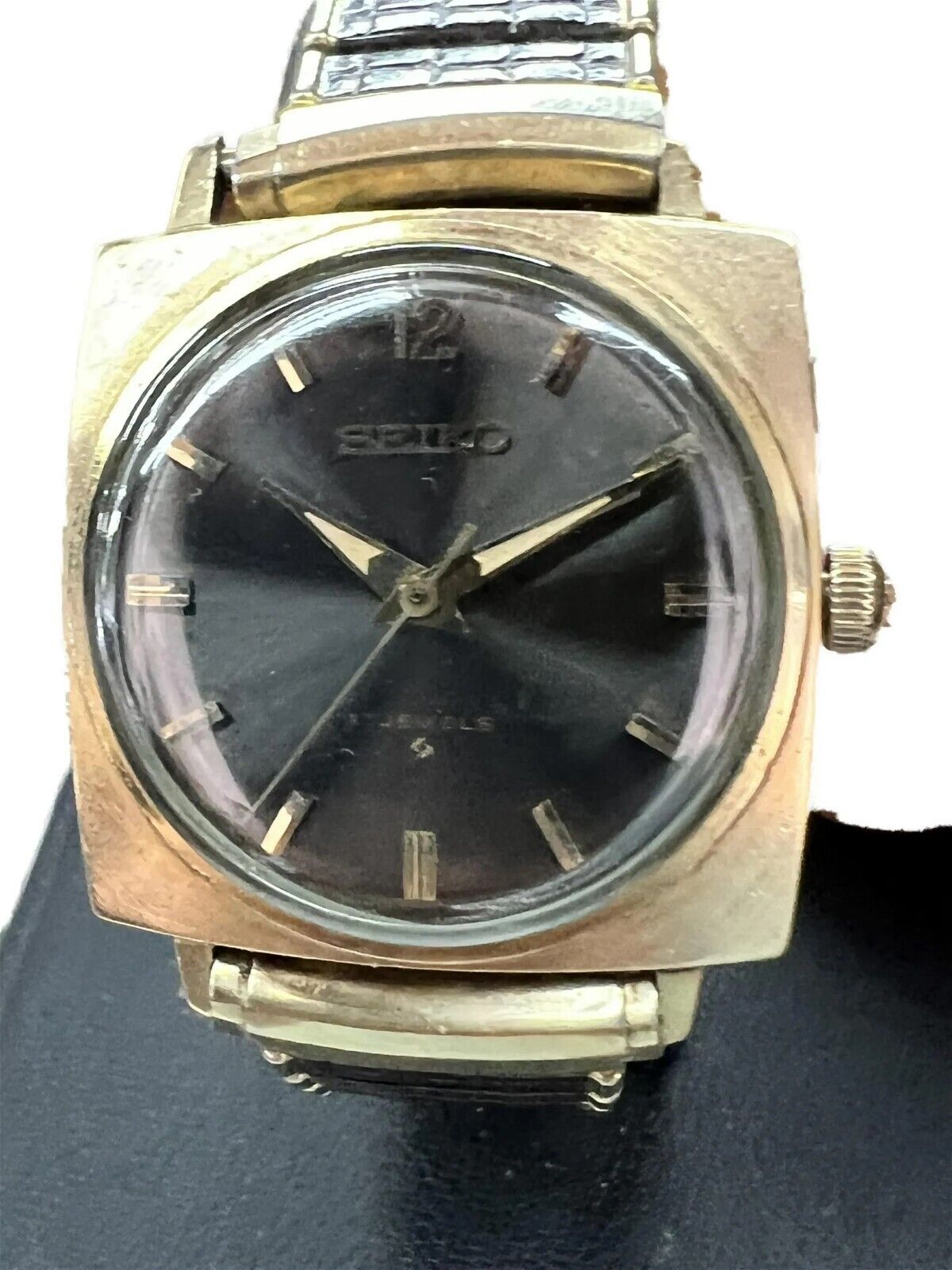 1970 Seiko Diashock 6220-7090 10K Gold Filled Case SPIEDEL