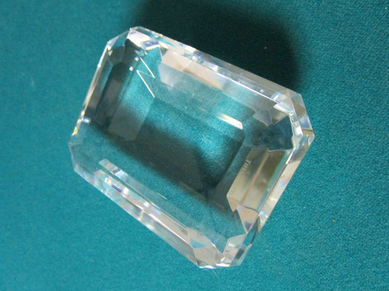 TIFFANY CRYSTAL PAPERWEIGHT CUBE DIAMOND SHAPE AND VOTIVE CANDLE HOLDER PICK 1