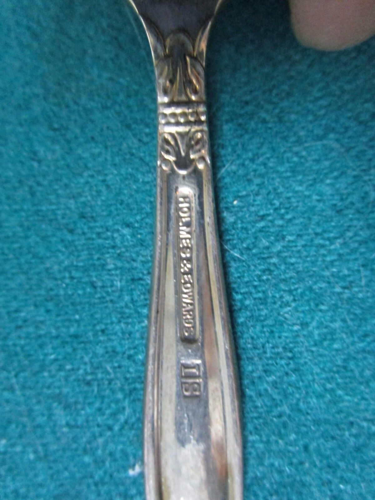 Vintage Holmes Edwards Deep Silver Baby FORKS AND SPOON