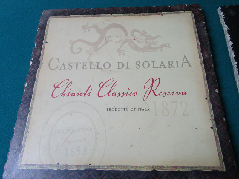 Wine Advertising Chalware Tiles 12 X 12 " Wall Decor