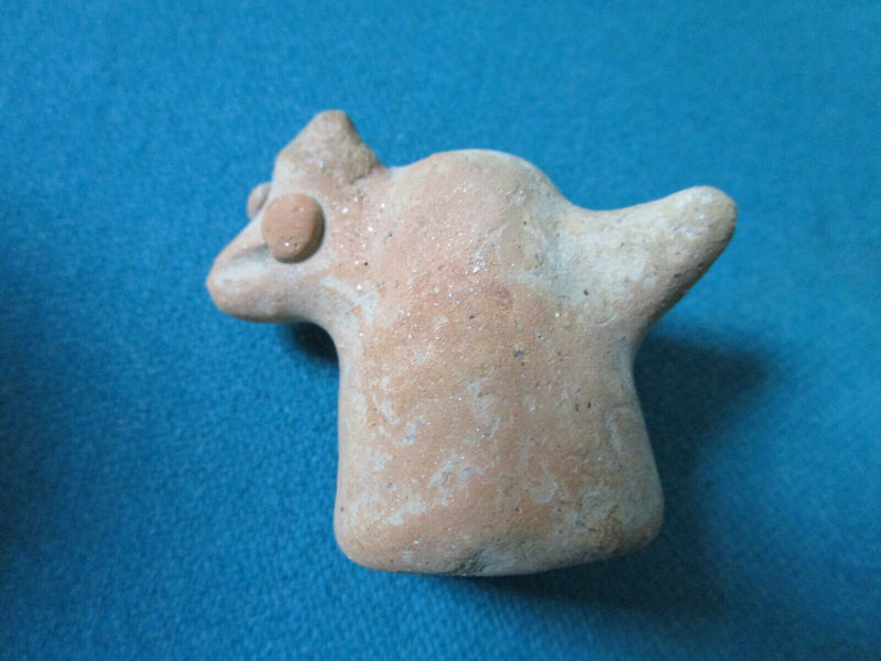 Mexican Southwestern Pottery Pieces Cup And Bird Figurine 2 1/2" /2" [170B]