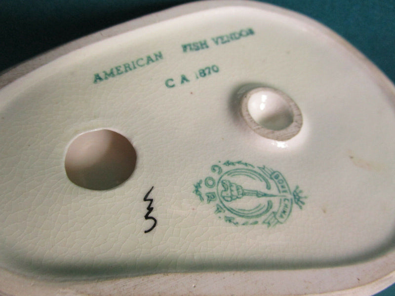 GORT USA POTTERY FIGURINES: FISHERMAN  FISH VENDOR & DUTCH CHILDREN orig PICK 1