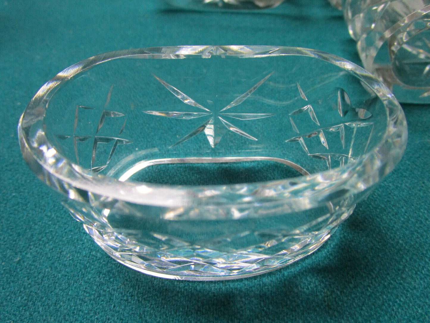 WATERFORD CRYSTAL VASE BOWL RING HOLDER CREAMER SUGAR MUSTARD NAPKIN HOLD PICK 1