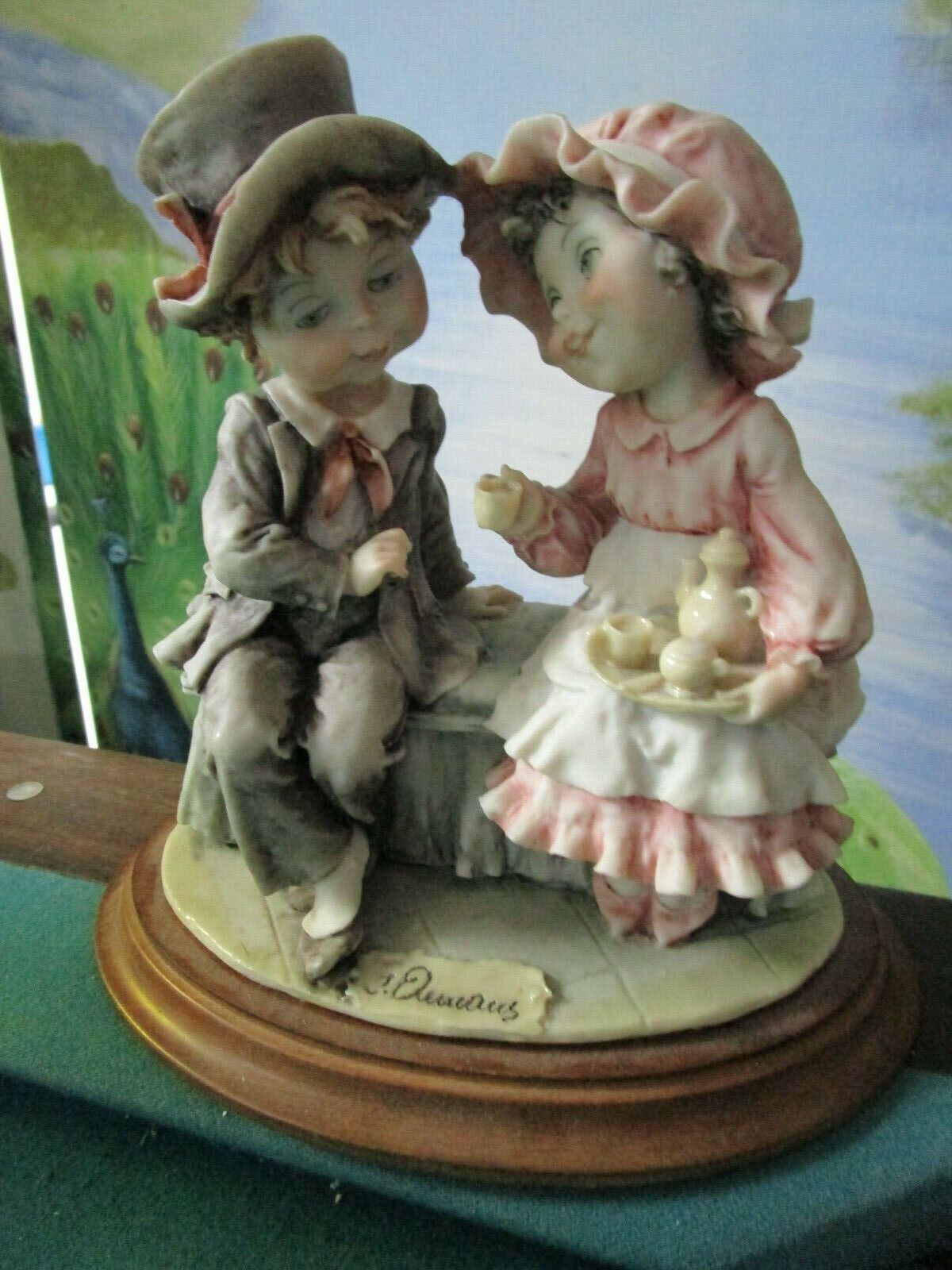 1980s SIGNED ARMANI CAPODIMONTE LOVE INSPIRATIONAL HAPPY BIRTHDAY PICK1