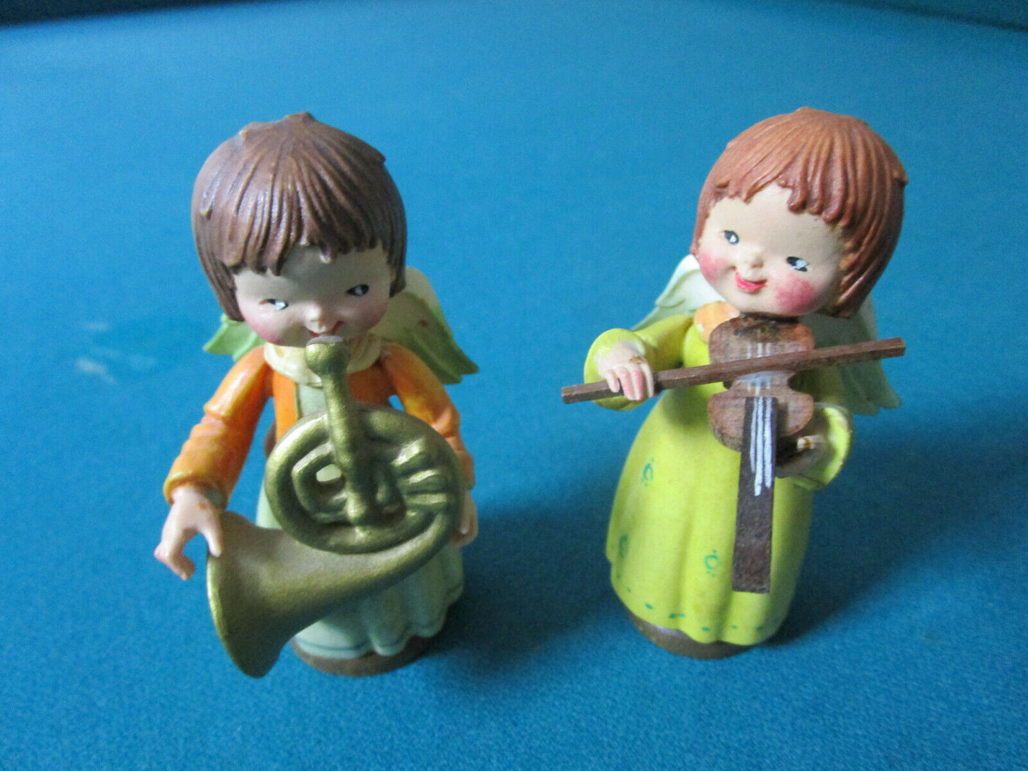 ANRI SCULPTURE FIGURINE CHILDREN PLAYING INSTRUMENTS- MUSICIAN ANGELS PICK ONE