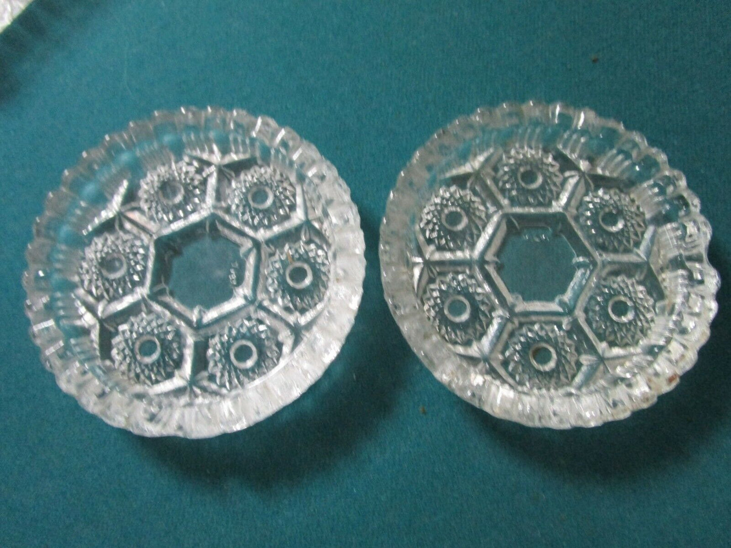 AMERICAN BRILLIANT / BOHEMIAN CZECH CRYSTAL CUT ASHTRAY DISHES PICK 1