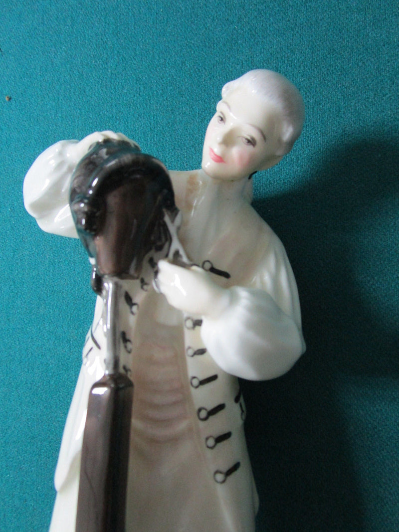 Royal Doulton Williamsburg Figurines: -A Gentleman- And -Wigmaker - Pick