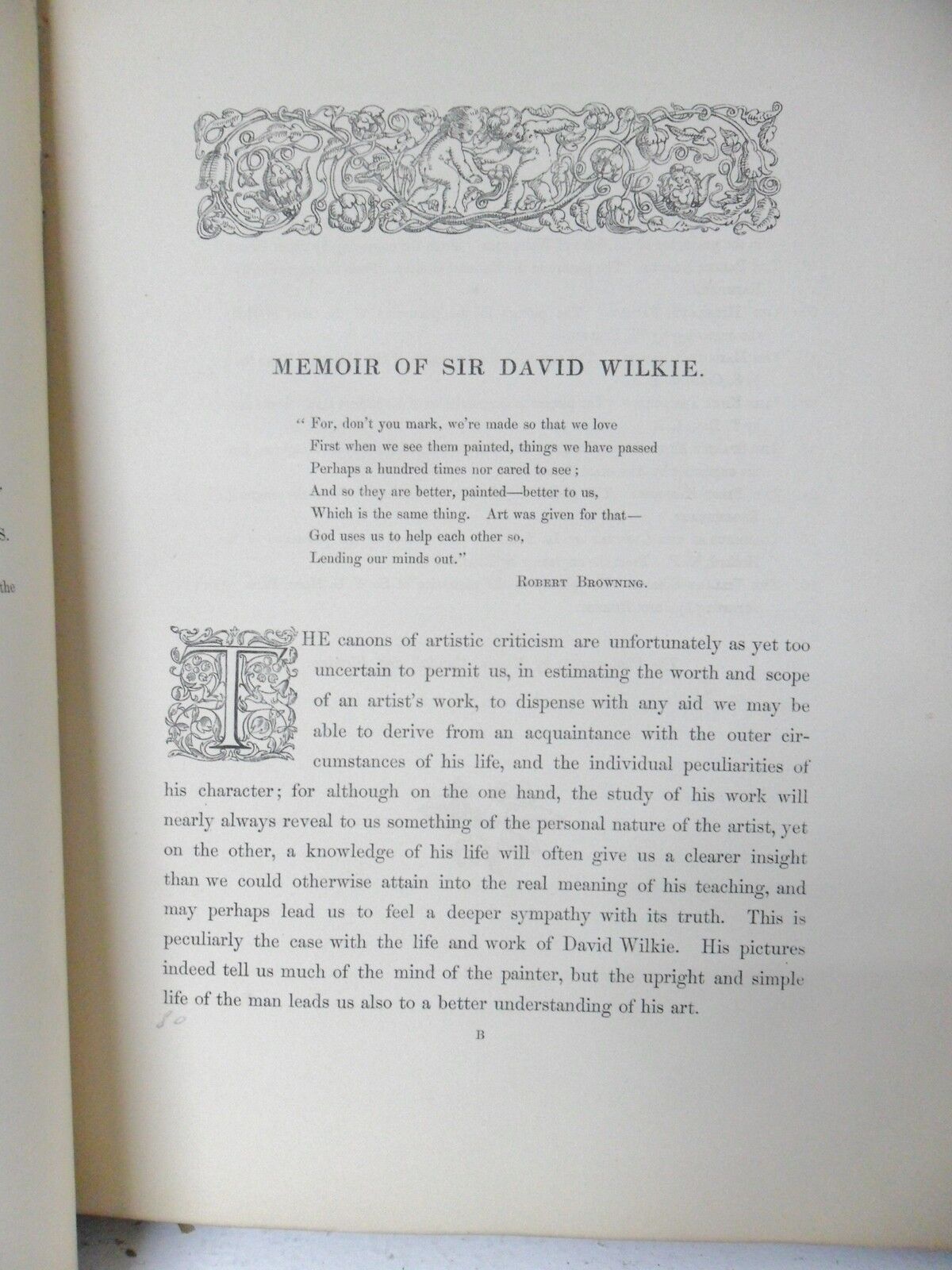 1868 leather bound "The Great Work of Sir David Wilkie" MEMOIRES