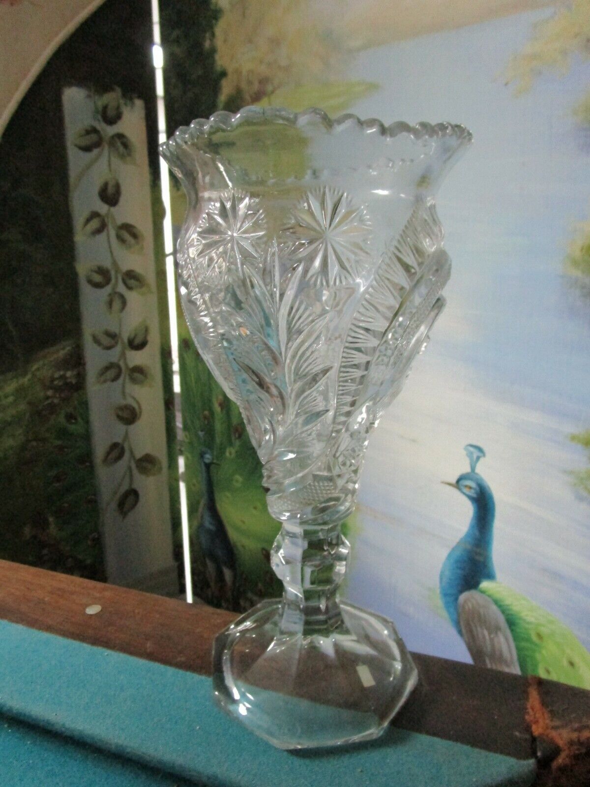 AMERICAN BRILLIANT and PRESSED GLASS - PUNCH BOWL VASE ICE BUCKET  DISH PICK 1