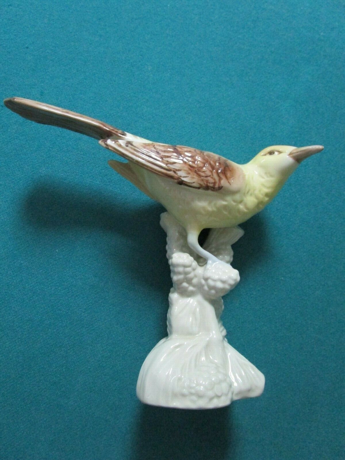 1950s ROYAL DUX Bohemia BIRD FIGURINE # 359  7" ELEPHANT SHEPHERD DOG PICK 1