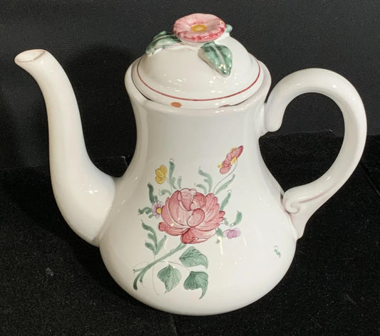 French Faience Atelier de Segries  COFFEE POT 8 X 8" [TP11]