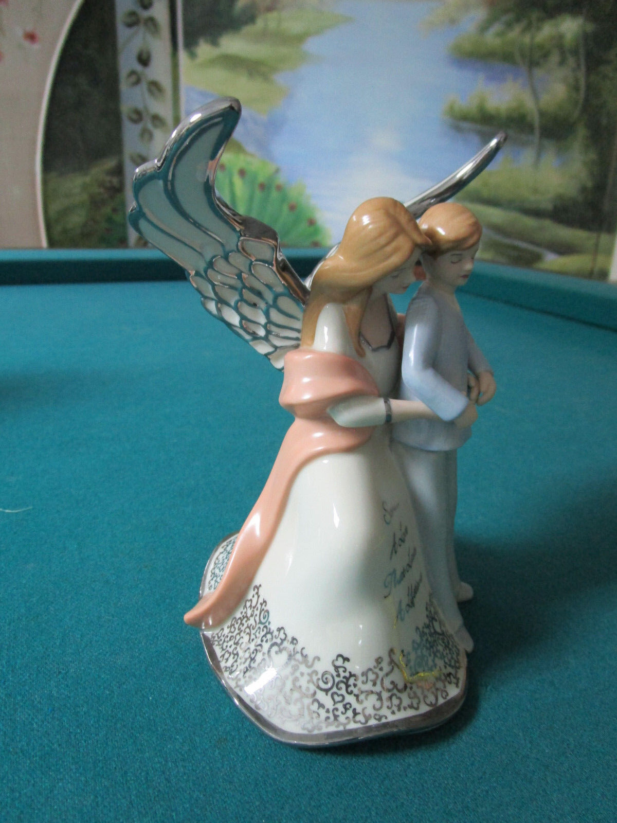 ANGELS MUSIC BOX HEIRLOOM PORCELAIN "FOREVER MY SON" COLLECTION MUSIC BOX pick1