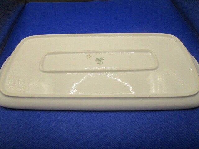 ALKA GERMANY FLORAL TRAY PLATTER GOLD HANDLES 13 X 6" [TOP100]