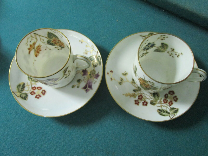Haviland Limoges France Pair Of Coffee Cups [85]