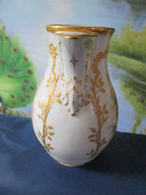 KPM Germany Pitcher Scepter Mark Antique Ptcher Creamer 6"