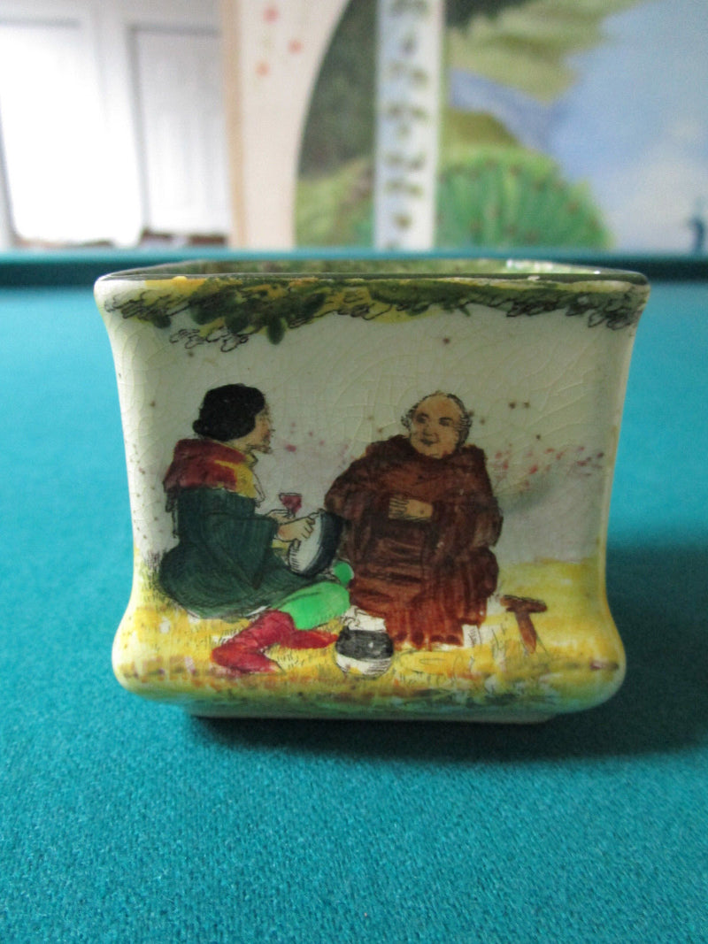 ANTIQUE ROYAL DOULTON 3 PCS DICKENS WARE GREEN WARE ROBIN HOOD [71]