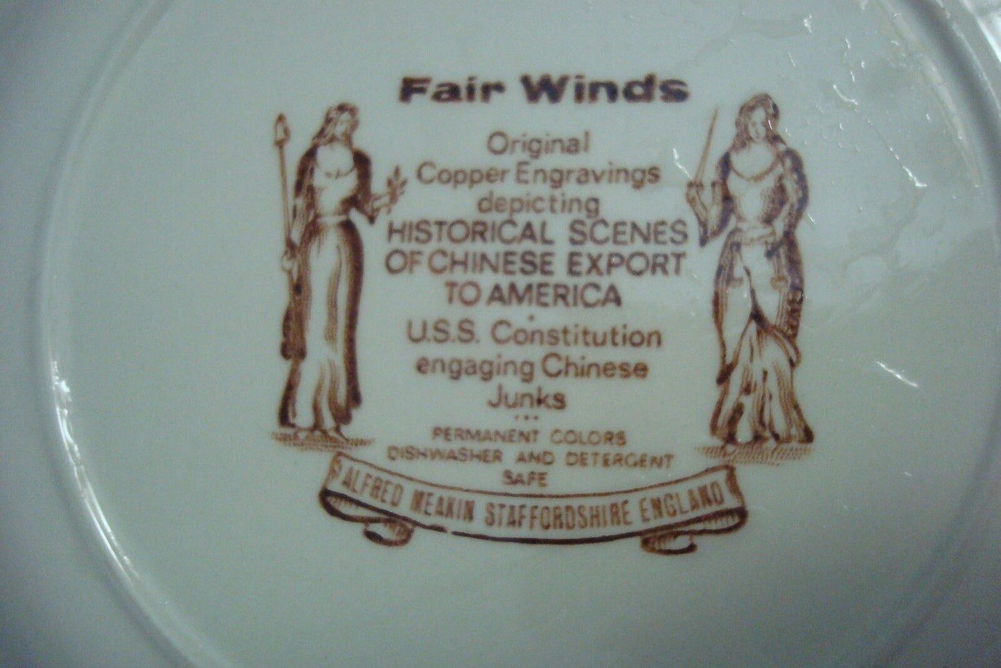 Alfred Meakin Staffordsire England "Fair Winds" 12 pcs PLATES BOWLS