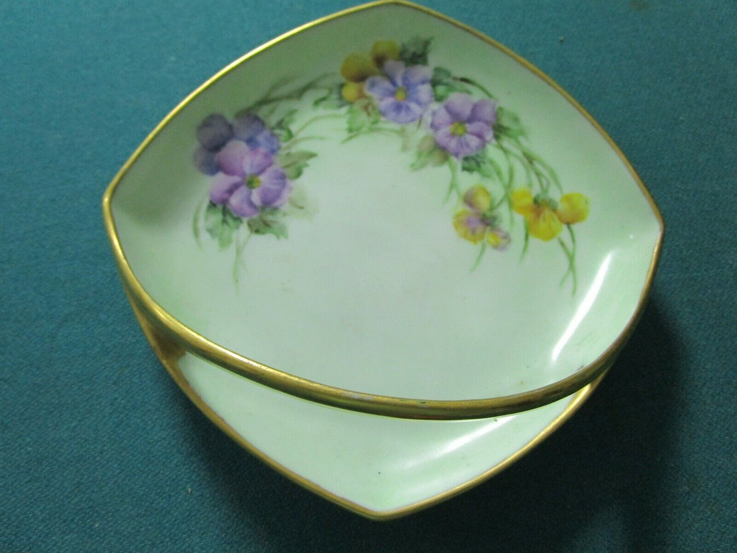 ANTIQUE CANDY VANITY DISH CZECHOSLOVAKIA Moritz Zdekauer [70D]