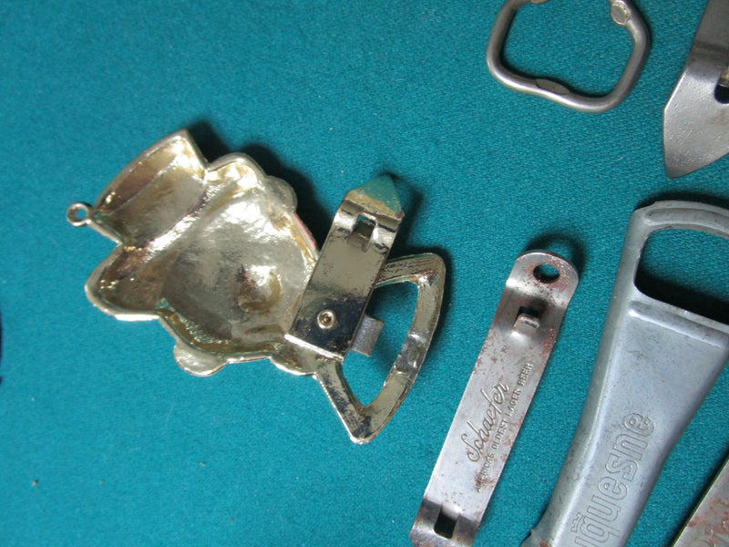 Collection Of Vintage 11 Bottle Openers Advertising