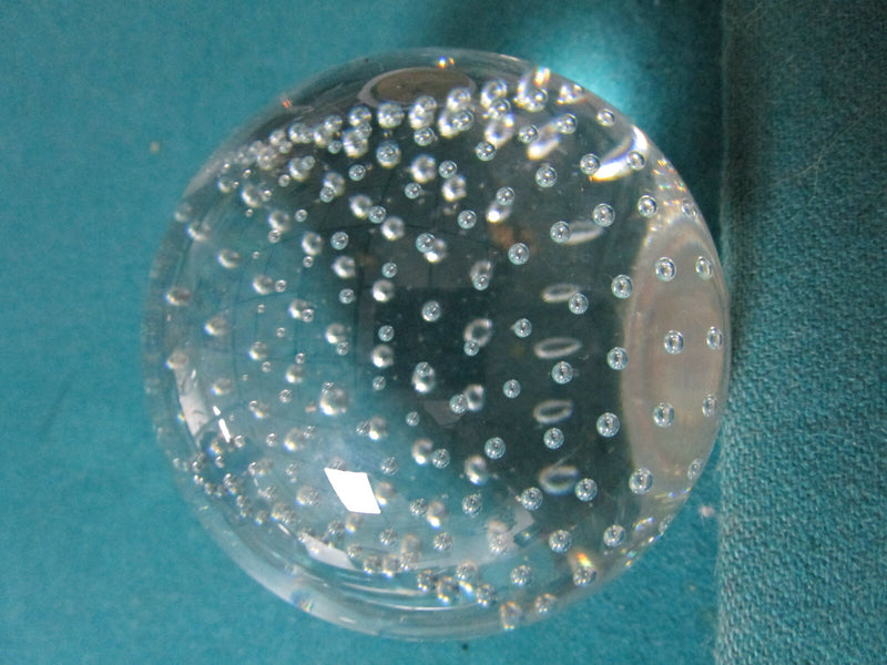 Wheaton Village Controlled Bubbles Paperweight By Jp ^^^