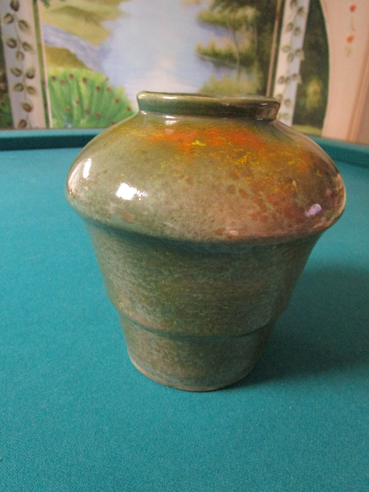 Vintage Mountainside Pottery MP USA  VASES -ORANGE - GREEN - AGED - PICK ONE