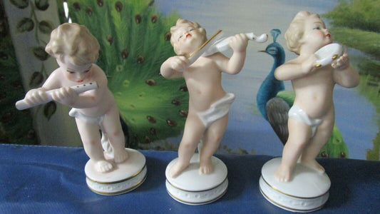 WALLENDORF SCHAUBACH KUNST GERMANY 1960'S PORCELAIN FIGURINES musicians PICK 1