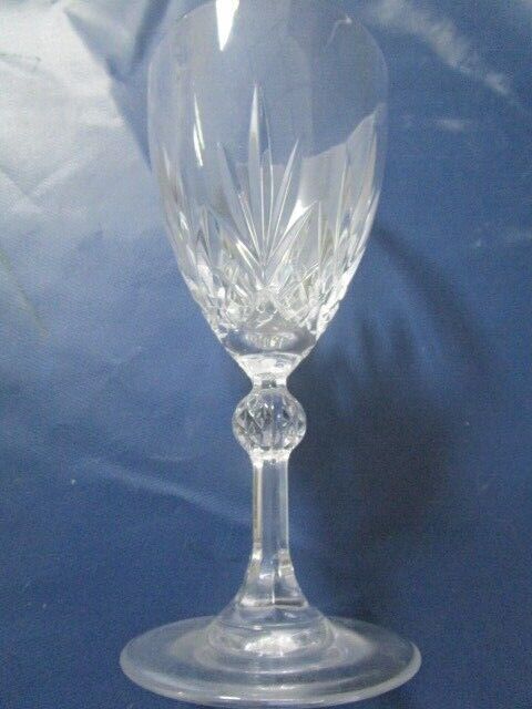 BOHEMIAN CRYSTAL CUT BALL STEM WINE WATER CHAMPAGNE GLASSES GLASSWARE PICK one