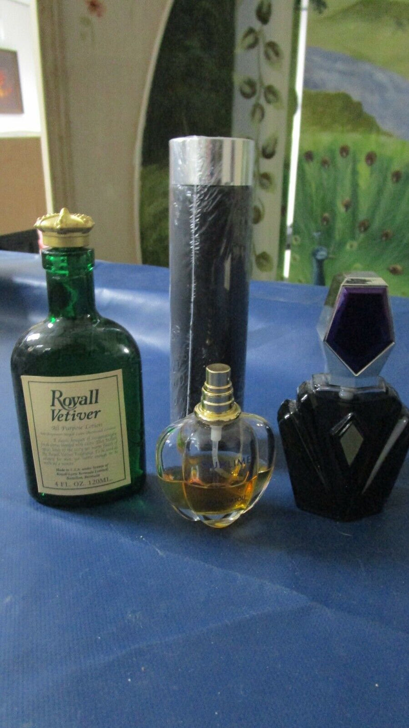 Elizabeth Taylor Passion 2.5 Oz/Royall Vetiver 4 Oz Jean Patou Sublime 1fl Pick1