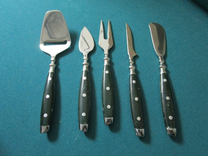 THAILAND FLATWARE BRASS AND WOODEN HANDLE BROWN AND GREEN PICK 1