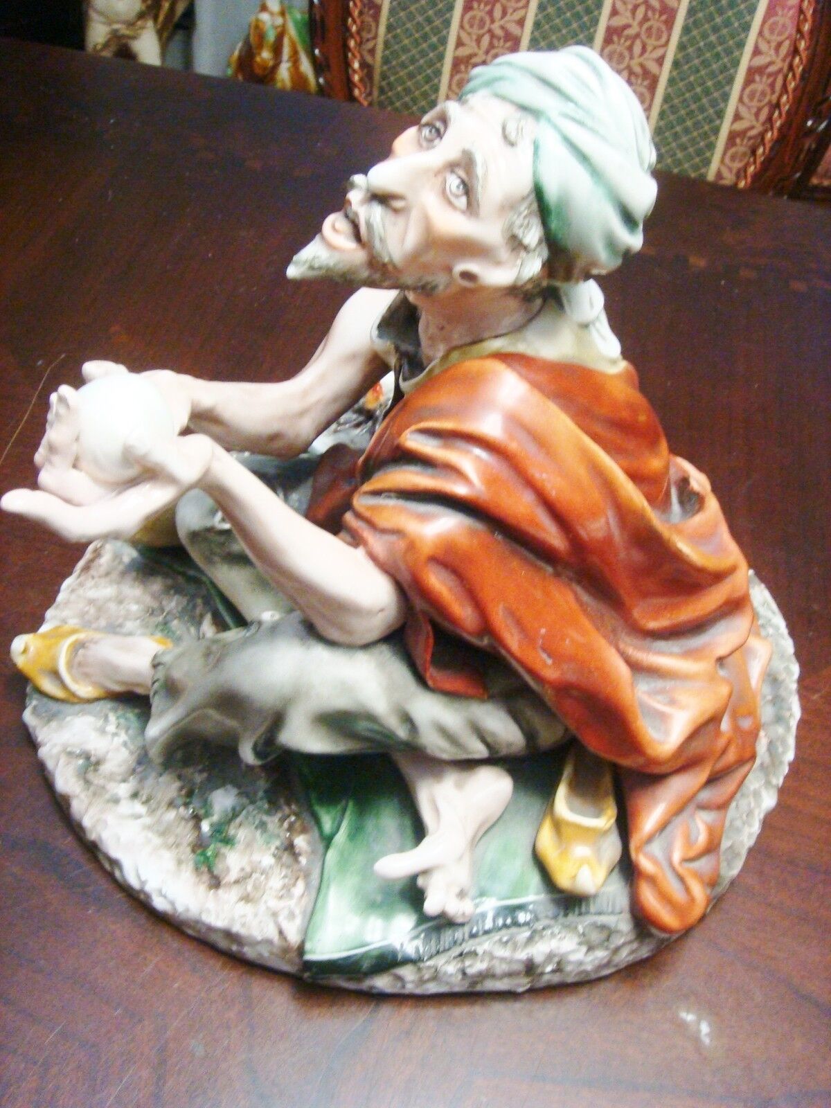 VBCM italy lav. a mano by Vincenzo Bertolotti Italy figurine THE FORTUNE TELLER