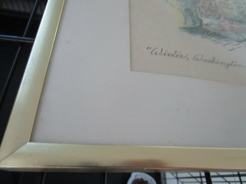 James Sanford Hulme  NY SERYGRAPH BROOKLYN BRIDGE - WASHINGTON SQUARE PICK1