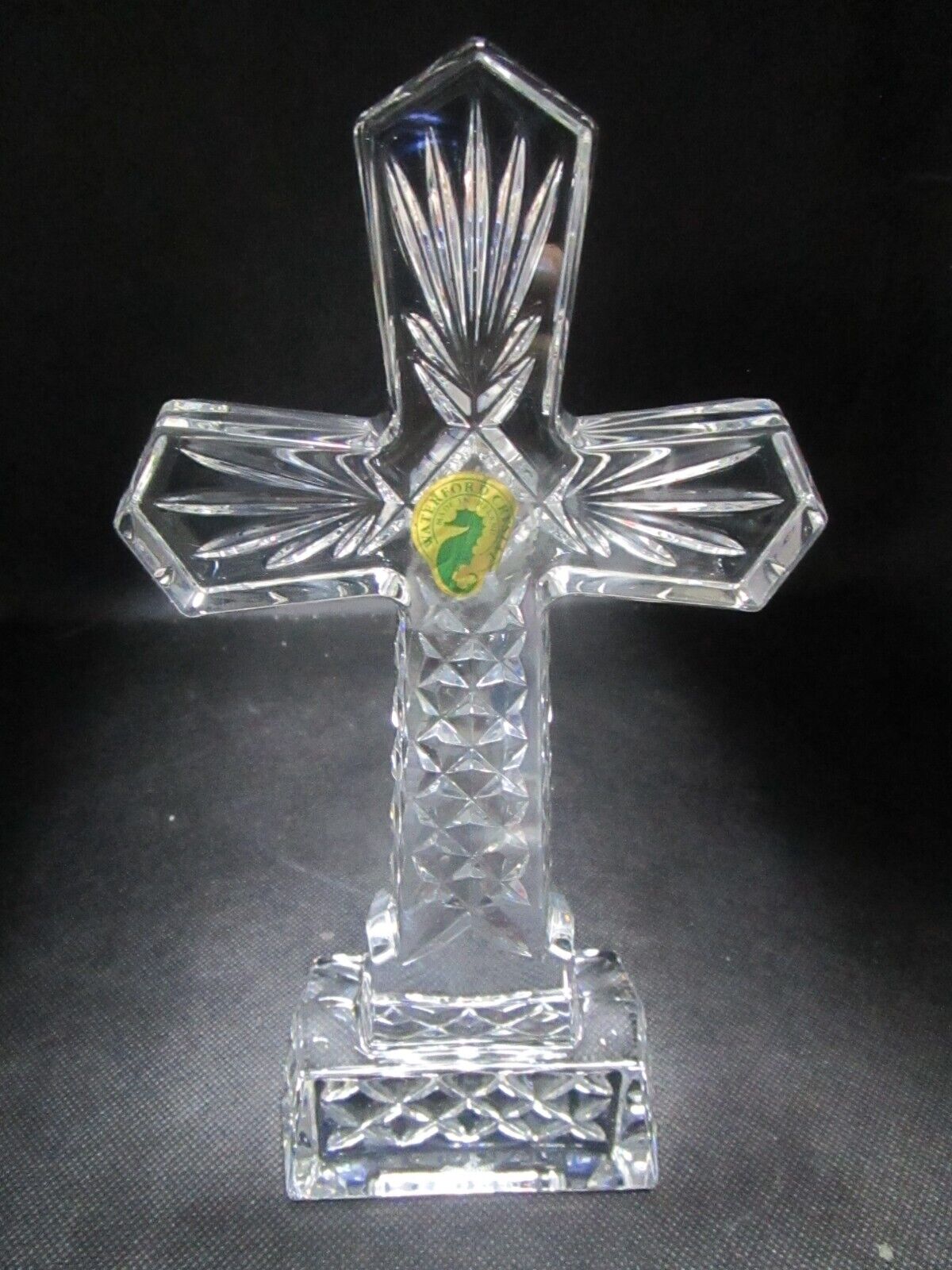 Waterford Medieval Cross crystal 8.25" new