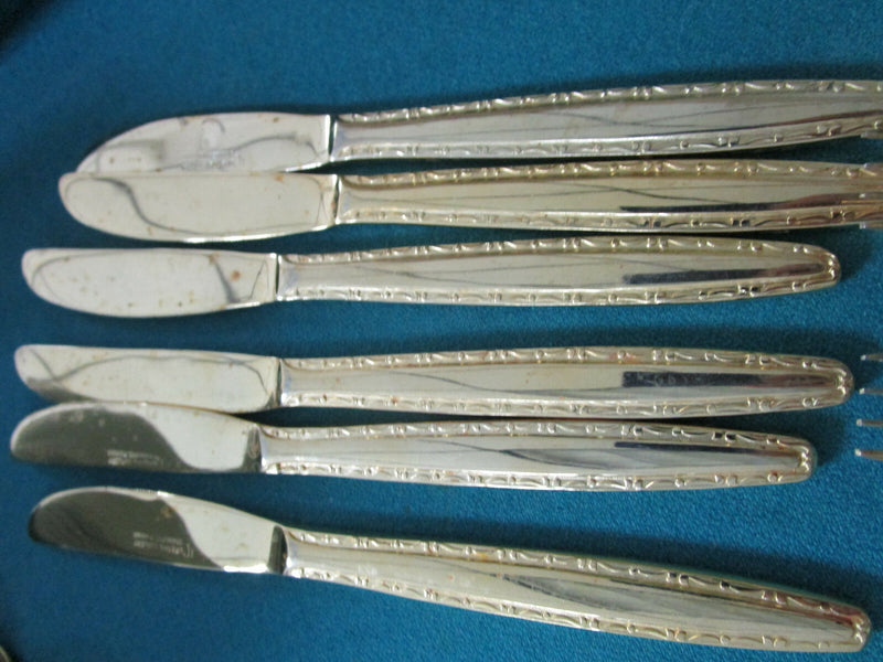 Lifetime Golden Giftware Cutlery 24K Gold Electroplate Serv for 6