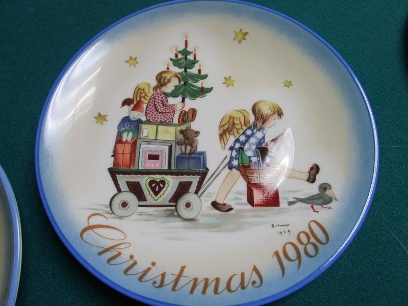 BERTA HUMMEL SCHMID 10 YEARS CHRISTMAS ANNUAL  PLATES COLLECTION 1871-81  10 PCS