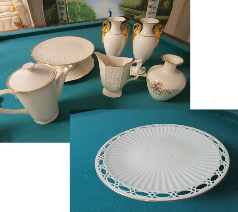 Lenox Queens Garden Vase, Matelasse Cake, Carolina Pitcher, Pick 1 ^^