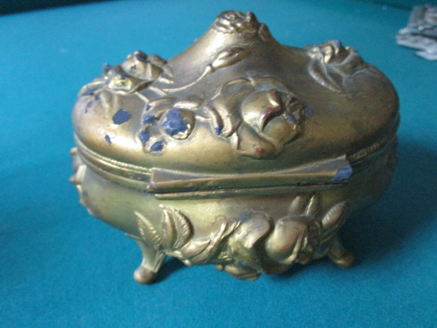 1897 Original Art Nouveau Jewelry Casket / Trinket Box. B&W # 179 original