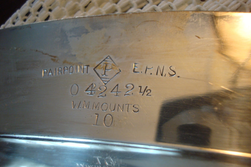 Pairpoint EPNS square bowl, vintage ORIGINAL