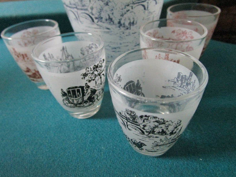 SHOT GLASSES MID CENTURY GOLD MADE IN FRANCE PICK 1