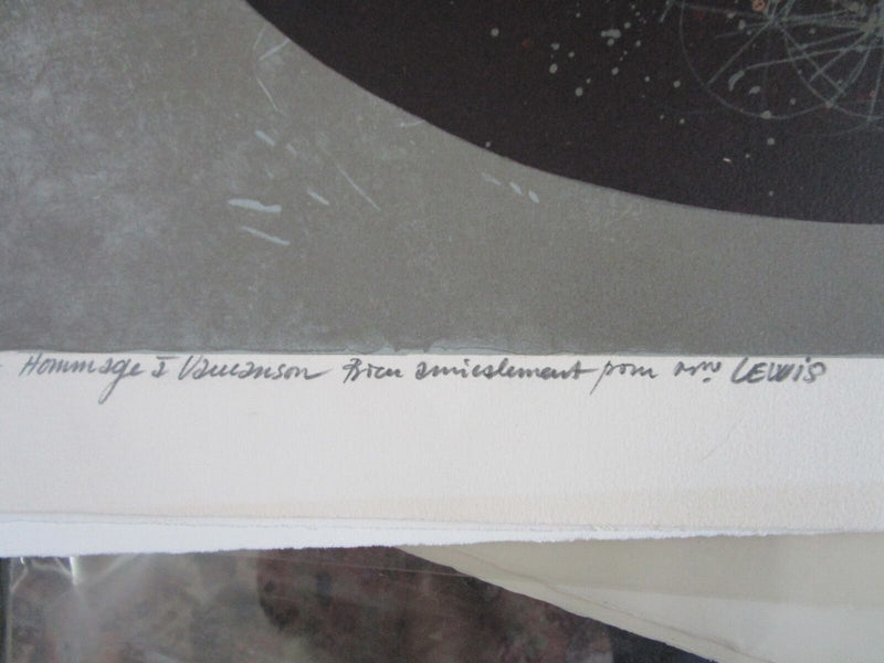 Pierre Jacquot (1929-2009)original pencil signed lithograph  ARTIST PROOF UNTITL