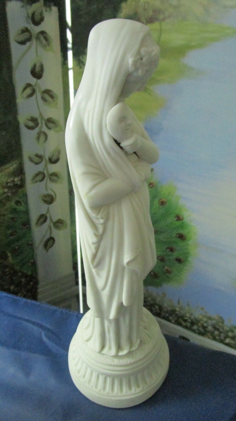 PARIAN SCULPTURE GREEK VIRTUE ARTS ALLEGORY TO THEATER 15"