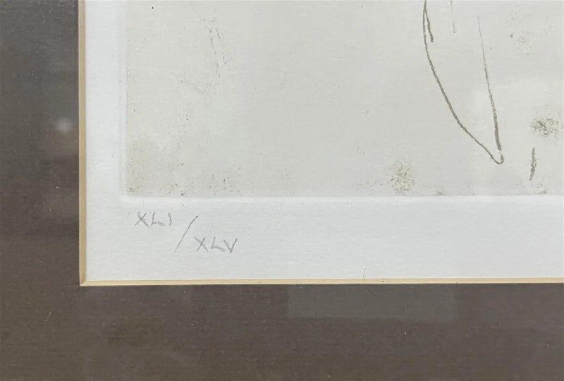 Jack Levine LITHOGRAPH  Etching "Girls of Tunbridge Alley III" PENCIL SIGNED