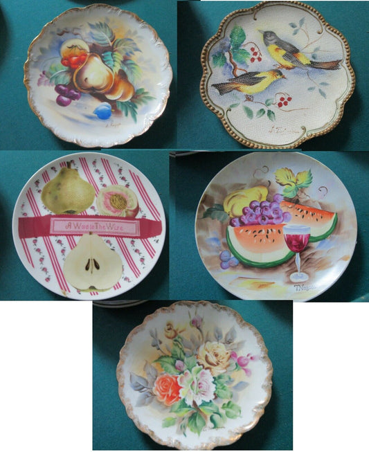 UCAGCO JAPAN COLLECTOR PLATES MID CENTURY GLORIA VANDERBILT SIGNED PICK 1^^