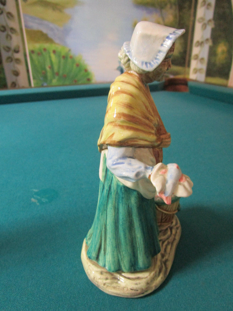 GORT USA POTTERY FIGURINES: FISHERMAN  FISH VENDOR & DUTCH CHILDREN orig PICK 1