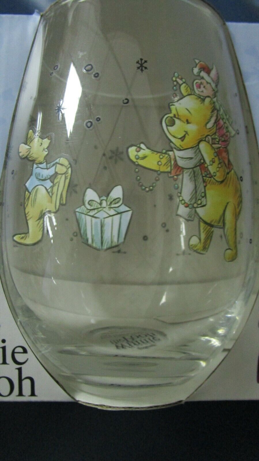 WINNIE THE POOH DISNEY 4 STEAMLESS GLASSES NEW IN BOX 5"