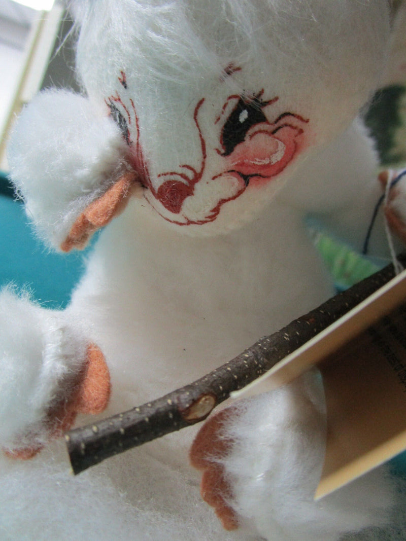 1980s ANNALEE DOLLS BEAR FISHING AND TROUBLES WITH THE COMPUTER pick1  ^^