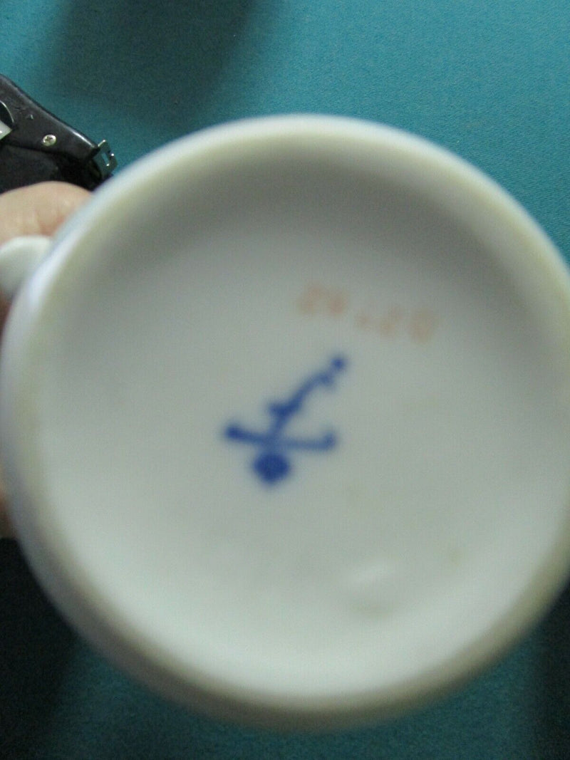 Fustenberg Germany Green Floral Swag Set Coffee Pot- Cups- Saucers- [84C]