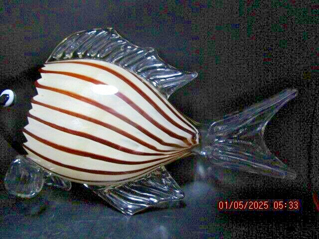 MURANO ITALY FISH 12 X 7" ^^